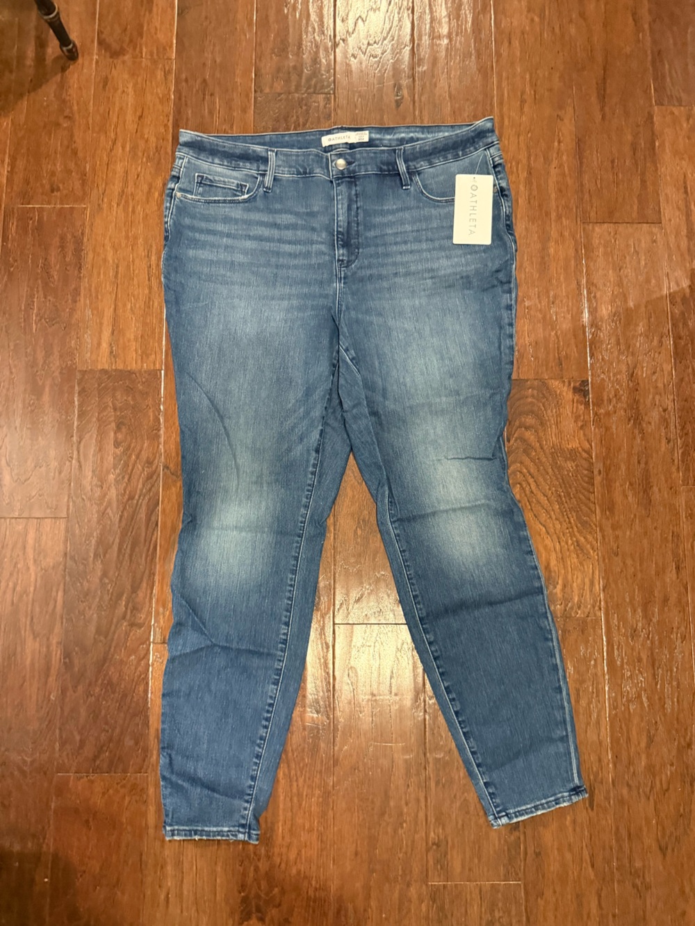 Athleta Medium Blue Stretch Skinny Jeans 20